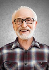 24 えんじ色チェックネルシャツ