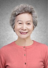 43 ピンク丸襟カーディガン