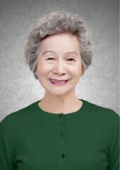 44 グリーン丸襟カーディガン